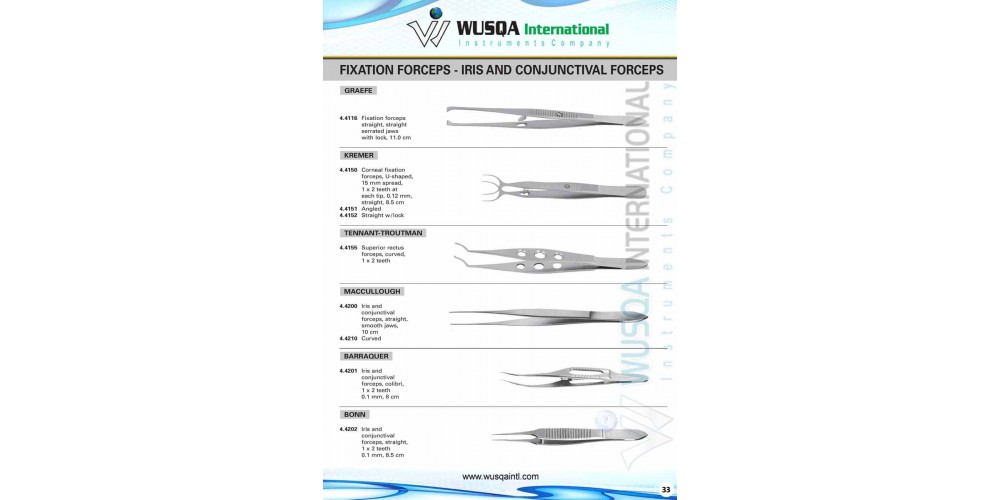 Iris and Conjunctival Forceps 